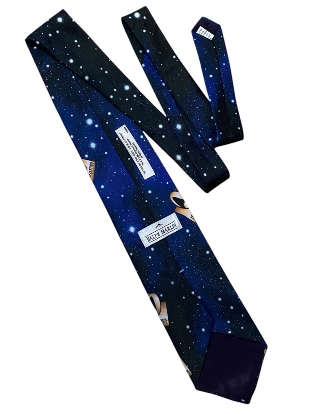 Vintage 1996 Star Trek Tie Ralph Marlin Kirk Picard Sisko Janeway Captains - Picture 6 of 9